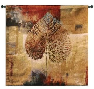 Fall Colors Leaflet Leaves Autumn Abstract Leaf Art Tapestry Wall