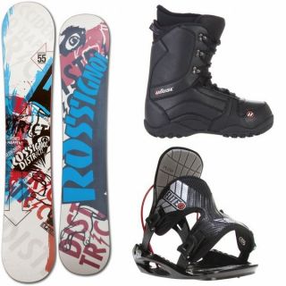  District MW 156 Mens Snowboard + Flow Flite 1 Bindings + House Boots