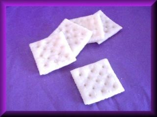 Wax Salty Crackers Fake Food Food Prop Decor 8oz