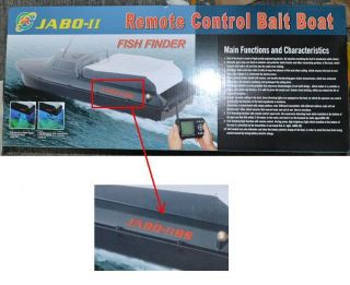  Control Bait Sonar Finder Fishing Boat for Fishing Black New