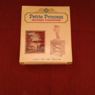 Petite Princess Fantasy Furniture Lyre Table Set