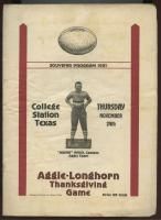  vs Texas A M Thanksgiving Game Early College Football Program