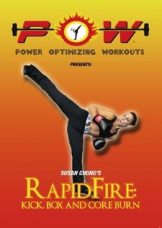 Susan Chung Rapid Fire Rapidfire Kickboxing DVD New SEALED Kick Boxing