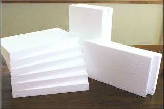 Lot Foam Sheets 14 x8 x1 5 Styrofoam Packaging Crafts