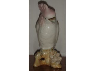 Large Royal Dux Cockatoo Parrot 348 69 Figurine