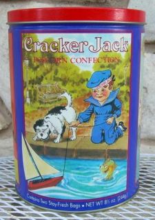 Cracker Jack Tin 1992 Limited Edition Third in Series Baseball Player