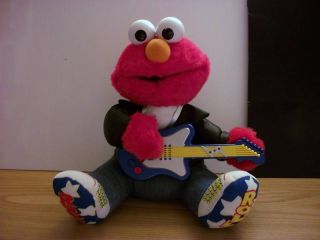 Sesame Street Animated Rock N Roll Elmo w Guitar 1997