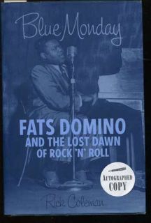 Fats Domino First Bio Famous Musician 1st 2006 Signed