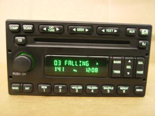 FORD F150 F250 CD mp3 PLAYER RADIO STEREO 2001 2002 2003 6C2T 18C869