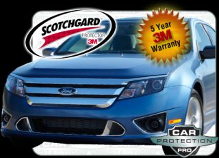 Ford Fusion 2012 2011 3M Scotchgard Paint Protection Film Clear Bra