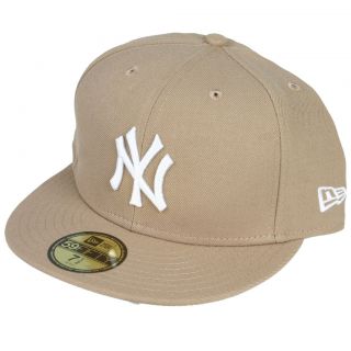 New Era Caps 59Fifty New York Yankees Fitted Beige