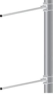 Interceptor Single Side Drape Flag Pole Bracket