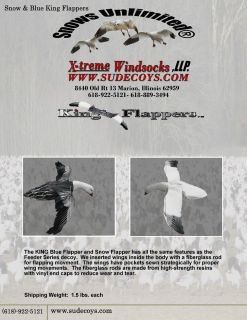 Snow goose flappers