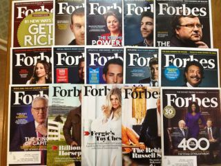 Forbes Magazines Lot of 15 Set Life Investment Guide Get Rich