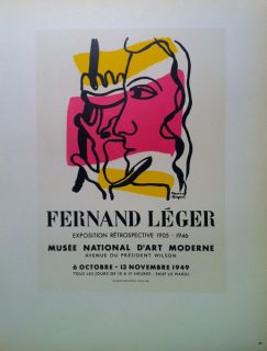 Fernand Leger Mourlot Lithograph Musee National DArt Moderne 1959