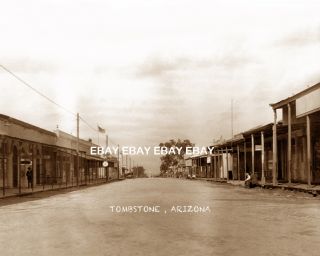 Vintage Tombstone AZ Arizona Street Scene Town Photo