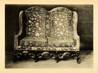  Settee Charles Period Furniture Mortlake Tapestry Forde Abbey