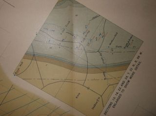  Oil Field Wyoming 1911 Map Shoshone Indian Reservation Fort Washakie