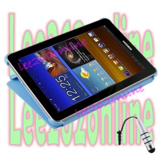 Blue Book Smart Flip Case Stand For Samsung Galaxy Tab 7 7 P6800 P6810