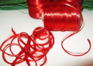  Spools Kelly Green Silk Thread Yarn Crochet Embroidery Floss