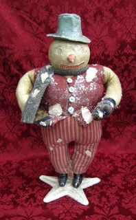 cody foster christmas large snowman on star figure antique style large