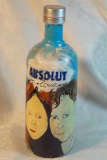 Absolut Vodka Personalized Art Bottle specially Made 4U