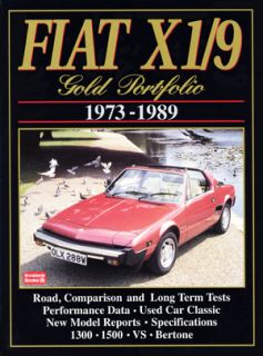 Fiat X1/9 Gold Portfolio 1973 1989