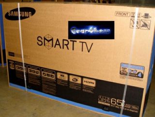 Samsung UN65ES8000 65 3 D Flat Panel Screen HDTV TV WiFi Voice
