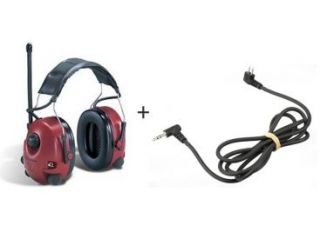  Protection Headset w Peltor Extension Cables Audio Input