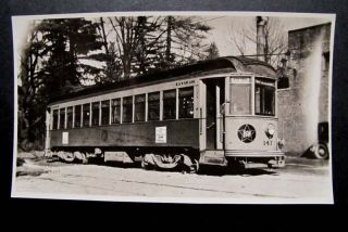 Boston Worcester Street Railway Framingham Photograph