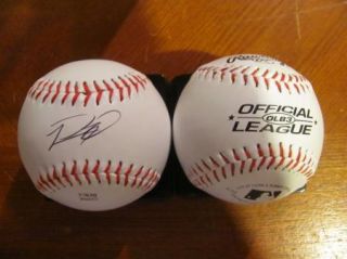 Tigers Prince Fielder Autographed Rawlings OLB3 Baseball