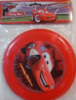 disney cars racing mc queen flying disc on the throttle