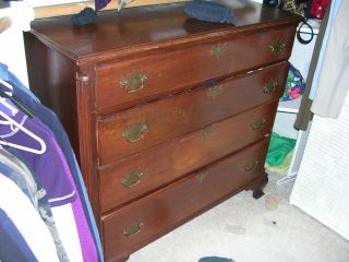 Clore Fine Furniture Bachelors Dresser Solid Walnut 1930s Hand