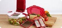 Genius Salad Chopper 6 Piece Food Preparation System