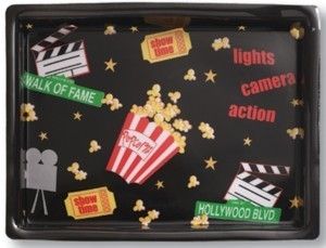 Lights Camera Action Plastic Snack Food Party Tray
