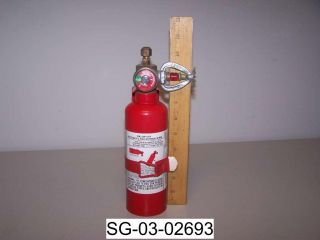  5lb Halon 1211 Fire Extinguisher w Bracket for Storage Cabinets
