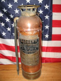  Badger Copper Fire Extinguisher