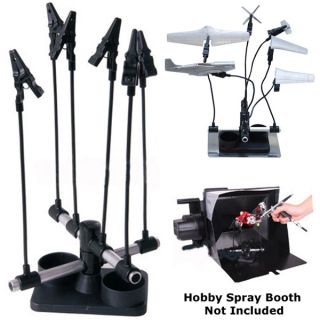 Airbrush Spray Gun Parts Holder Clip Stand Holds Model Hobby Auto