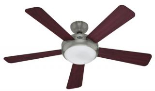Hunter Palermo 52 Ceiling Fan Model 21627 in Brushed Nickel with