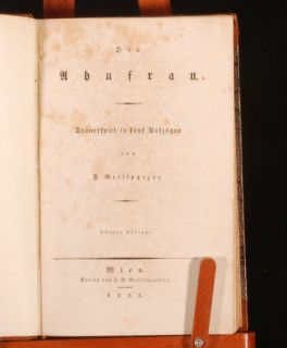 1822 40 Die Ahnfrau Der Traum Sappho Franz Grillparzer