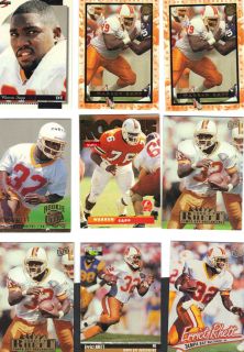 Misc Football Collector Cards Tampa Bay Lot of 9