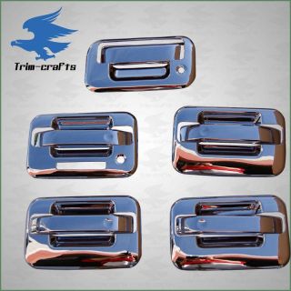 04 11 Ford F150 Chrome Door Handle Tailgate Covers Trim