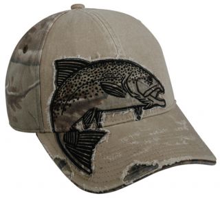 Realtree Trout Camo Khaki Fishing Hat