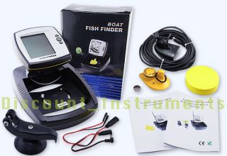 2in1 Wireless Boat Fish Finder Fishfinder Sonar Contour