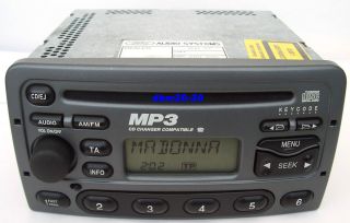 Ford 6000  CD Player with Security Code Manual