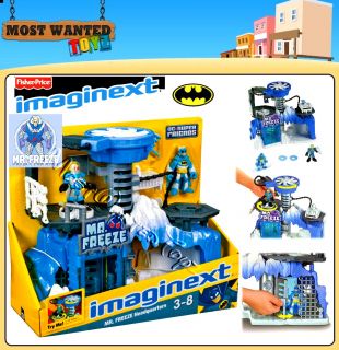 New Imaginext DC Super Friends Mr Freeze Headquarters Playset Arctic