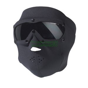 Neoprene Face Mask w Smoke Lens – Black Swiss Eye®