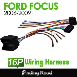 A0556 Ford Focus 2006 2009 Car Radio Stereo Wiring Harness ISO Adapter