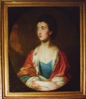 Portrait Lady Huntly by John Seaton Scottish 18th Cent
