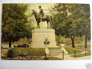 1910 Gen Sigel Forest Park St Louis Missouri Postcard